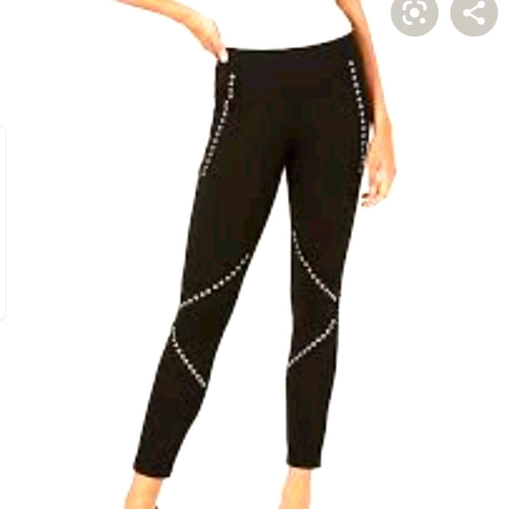 Bar 111 black studded leggings